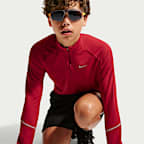 Haut à demi-zip Nike Miler Dri-FIT pour ado
