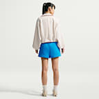 Shorts de tiro alto de 4" para mujer Nike Sportswear Phoenix Fleece