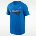 Detroit Lions Sideline Team Issue Men's Nike Dri-FIT NFL T-Shirt