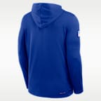 Playera con gorro de manga larga Nike Dri-FIT de la NFL para hombre New England Patriots Alt