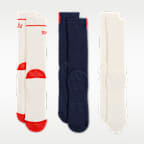 Nike Everyday Plus Cushioned 中筒襪 (3 雙)