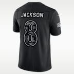 Jersey Nike Dri-FIT Limited de la NFL para hombre Lamar Jackson Baltimore Ravens Salute to Service