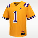 Jersey universitario Nike Untouchable Game para niños talla grande LSU