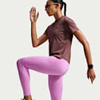 Leggings de correr de tiro alto de 7/8 con bolsillos para mujer Nike Swift