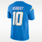 Justin Herbert Los Angeles Chargers Men's Nike Dri-FIT NFL Limited Football Jersey
