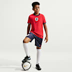 Camisola de futebol Nike Aero-FIT do equipamento alternativo Match Seleção Inglesa 2026 Júnior