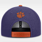 Gorra universitaria Nike Dri-FIT ajustable para hombre Clemson On-Field Pro