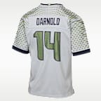Jersey Nike de la NFL de partido para niños talla grande Sam Darnold Seattle Seahawks colección Rivalries
