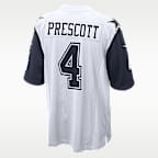 NFL Dallas Cowboys (Dak Prescott) Men's Game Football Jersey