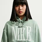 Γυναικεία μπλούζα με κουκούλα σε φαρδιά γραμμή Nike Sportswear Phoenix Fleece