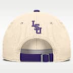 Gorra universitaria Nike ajustable para hombre LSU Primetime 2-Tone Club
