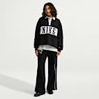 Nike Studio Fleece Medium Weight Women's Oversized Rugby Sweatshirt