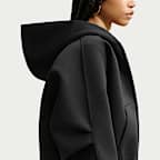 Huvtröja i oversize-modell Nike Article Fleece med hel dragkedja för kvinnor