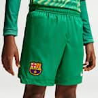 FC Barcelona 2026/27 Stadium Nike Dri-FIT replika fotballshorts til store barn (keeperdrakt)