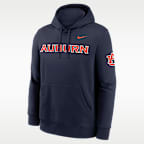 Auburn Sideline Club Men's Nike College Pullover Hoodie
