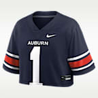 Jersey universitario Nike Dri-FIT Game cropped para mujer Auburn