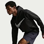 Sudadera con gorro sin cierre de tejido Fleece Therma-FIT para hombre Nike Flex
