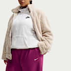 Nike Studio Fleece Medium Weight Women's Mid-Rise Wide-Leg Pants