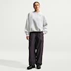 Nike Studio Kalın Fleece Kadın Oversize Crew Üst