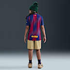 F.C. Barcelona 2025/26 Match Home Older Kids' Nike Dri-FIT ADV Football Authentic Shirt