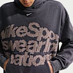 Sudadera con gorro sin cierre de tejido Fleece Nike Solo Swoosh