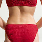Nike Swim Women's Shoreline-Texture Hipster Bikini Bottoms
