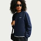 Sudadera de cuello redondo para mujer Nike Studio Fleece Medium Weight