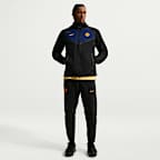 Pánská tkaná bunda Nike Inter Milán Tech Windrunner se zipem po celé délce