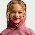 Sudadera con gorro sin cierre de tejido Fleece Studio para niños talla pequeña Nike Sportswear