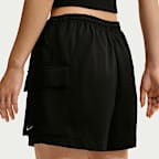 Nike Sportswear 女款寬鬆中腰梭織工裝短褲