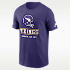 Playera de manga larga Nike Dri-FIT de la NFL para hombre Minnesota Vikings Essential