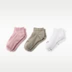 NikeSKIMS Women's Dri-FIT Ankle Socks (3 Pairs)