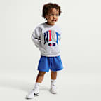 Sudadera de cuello redondo de tejido Fleece Multisport infantil Nike Sportswear