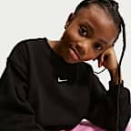 Nike Sportswear Little Kids' Studio Fleece Oversized Crew