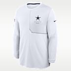 Dallas Cowboys Sideline Coach Men's Nike Dri-FIT NFL Long-Sleeve Top