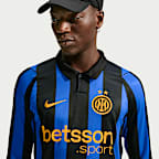 Maglia replica da calcio a manica lungha Nike Dri-FIT Inter 2026/27 Stadium da uomo – Home