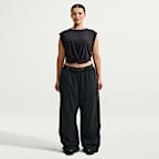 Canotta corta con incrocio sul davanti NikeSKIMS Performance Cotton Blend – Donna