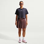 Playera de manga corta holgada cropped para mujer Nike Sportswear Classic