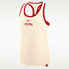 Texas Rangers Script City Connect Women's Nike MLB Racerback Tank Top ...