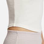 ナイキ スポーツウェア チル ニット ウィメンズ タイト スクープバック ショートスリーブ ミニリブ トップ