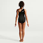 Leotardo Jordan Chiles Asymmetry para niños talla pequeña Nike Gymnastics