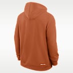 Sudadera con gorro sin cierre universitaria Nike Dri-FIT para hombre Texas Sideline