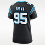 Jersey Nike de la NFL Game para mujer Derrick Brown Carolina Panthers