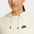 Sudadera con capucha sin cierre de tejido Fleece para mujer Nike Sportswear Essential (talla grande)