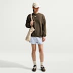 Playera oversized para mujer Nike Studio Fleece Medium Weight