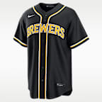Milwaukee Brewers Men's Nike MLB Replica Fashion Jersey