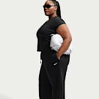 Nike Sportswear Phoenix Fleece Women's High-Waisted Trousers (Plus Size)
