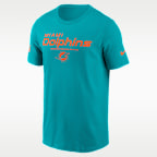 Miami Dolphins Sideline Team Issue Men's Nike Dri-FIT NFL T-Shirt