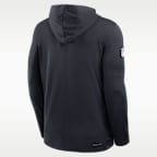 Miami Dolphins Rivalries Collection Sideline Men's Nike Dri-FIT NFL Long-Sleeve Hooded Top