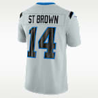 Jersey Nike Dri-FIT de la NFL Limited para hombre Amon-Ra St. Brown Detroit Lions Rivalries Collection